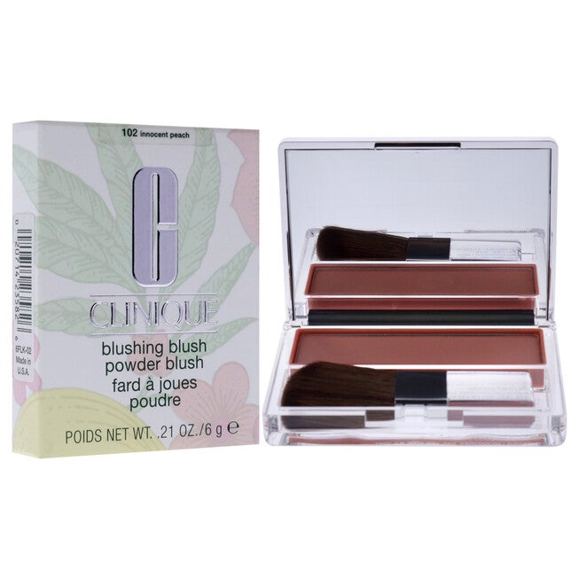 Blushing Blush Powder Blush - 102 Innocent Peach by Clinique for Women - 0.21 oz Blush, NA, alternate image number null