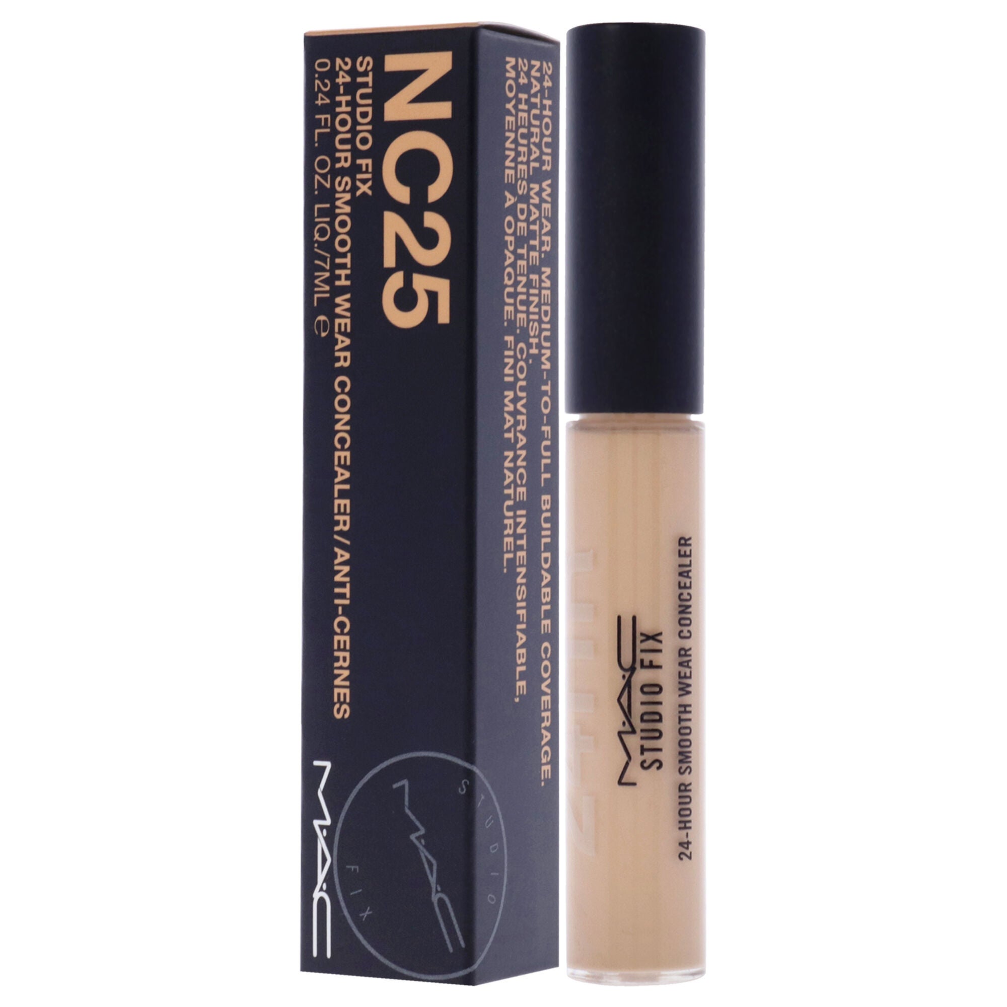 Studio Fix 24 Hour Smooth Wear Concealer - NC25 by MAC for Women - 0.24 oz Concealer, , alternate image number 7