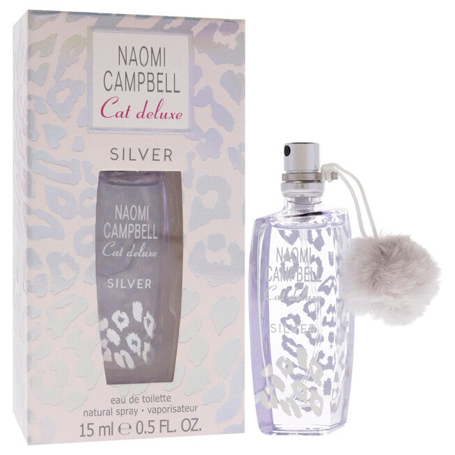 Cat Deluxe Silver by Naomi Campbell for Women - 0.5 oz EDT Spray (Mini), NA, alternate image number null
