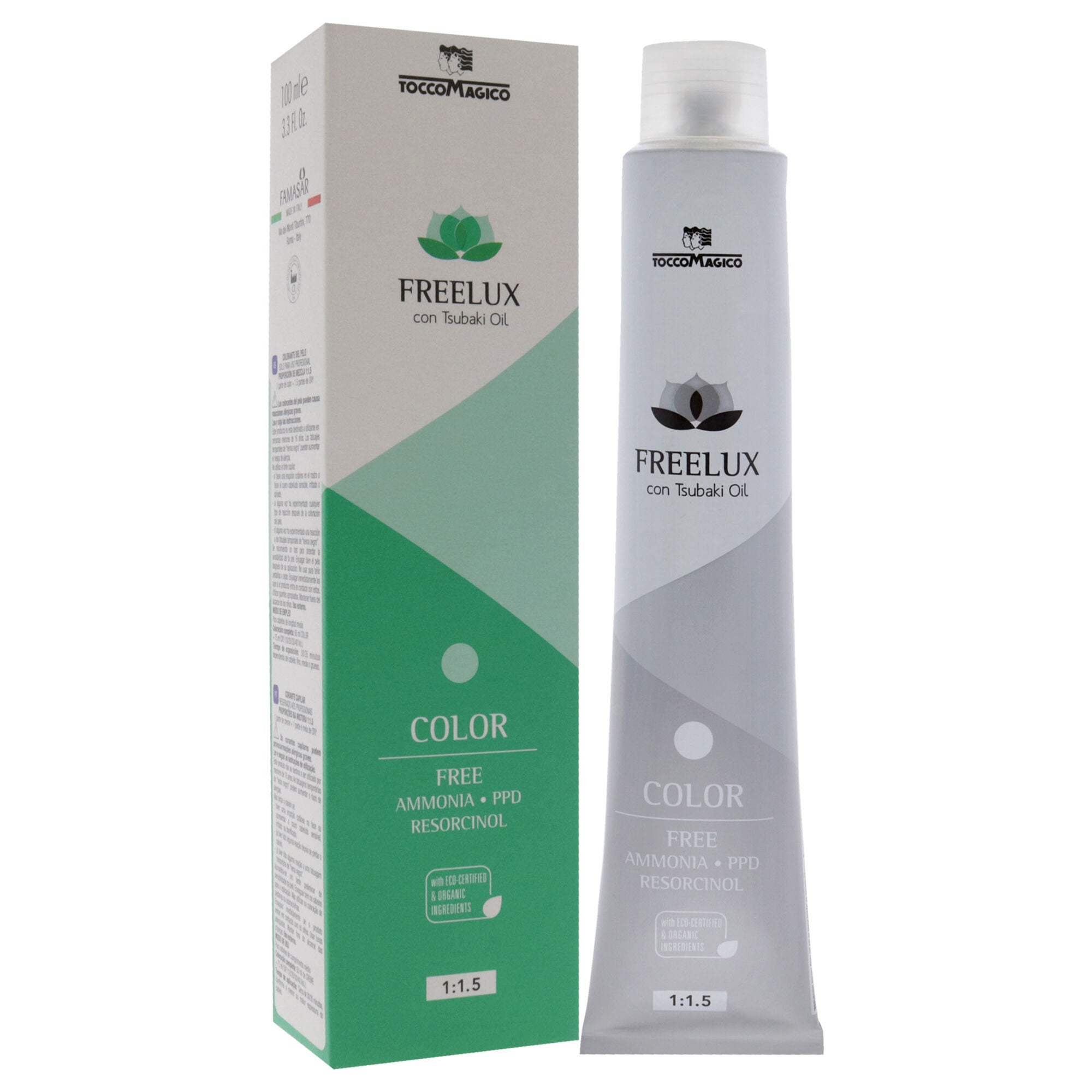 Freelux Permanet Hair Color - 6.01 Dark Cool Blond by Tocco Magico for Unisex - 3.38 oz Hair Color, See Description, alternate image number 2