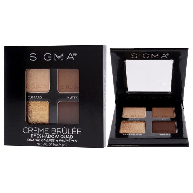 Eyeshadow Quad - Creme Brulee by SIGMA for Women - 0.14 oz Eye Shadow, , alternate image number null