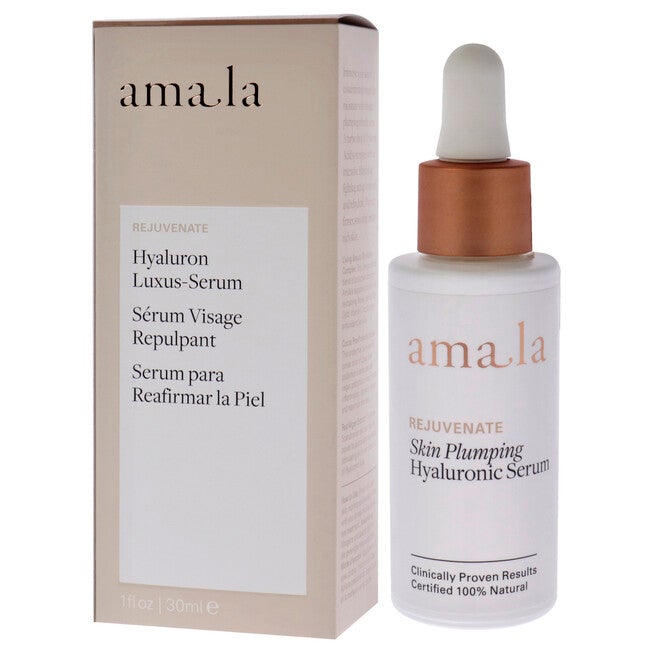 Skin Plumping Hyaluronic Serum by Amala for Women - 1 oz Serum, NA, alternate image number null