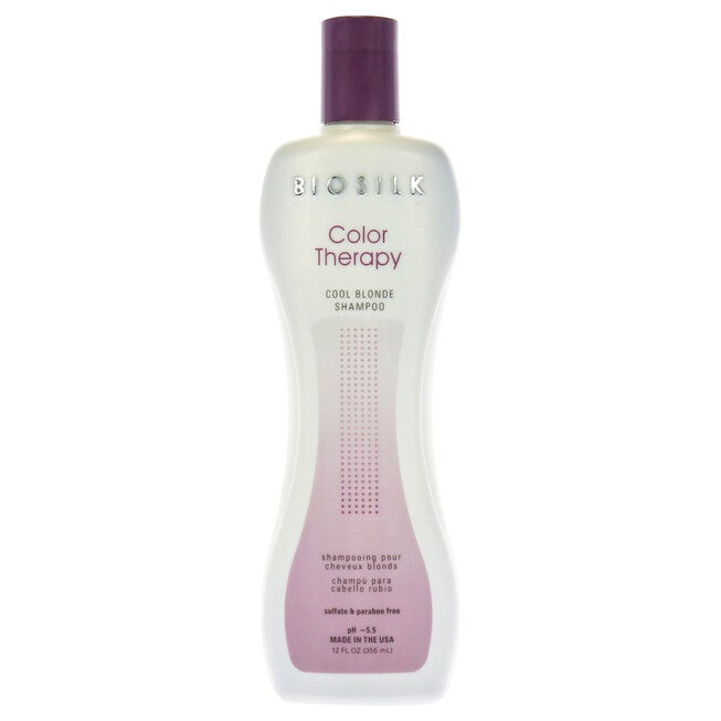 Color Therapy Cool Blonde Shampoo by Biosilk for Unisex - 12 oz Shampoo, NA, hi-res image number null