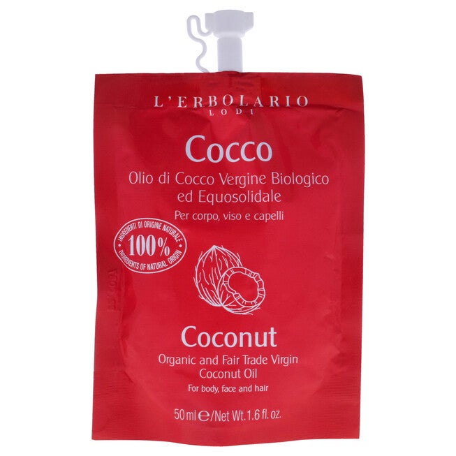 Organic And Fair Trade Virgin Oil - Coconut by LErbolario for Unisex - 1.6 oz Oil, NA, hi-res image number null