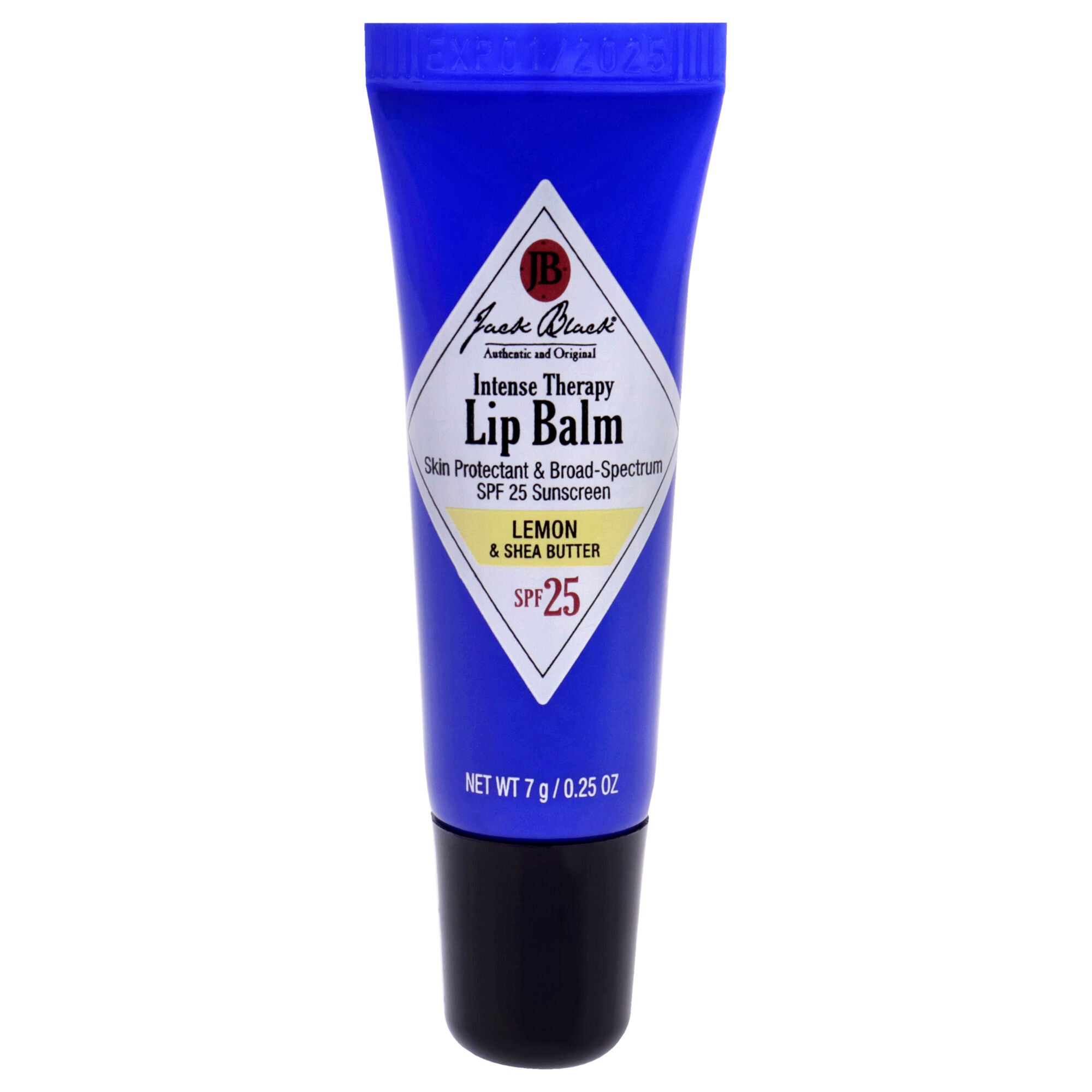 Intense Therapy Lip Balm SPF 25 - Lemon and Shea Butter by Jack Black for Men - 0.25 oz Lip Blam, See Description, alternate image number 4