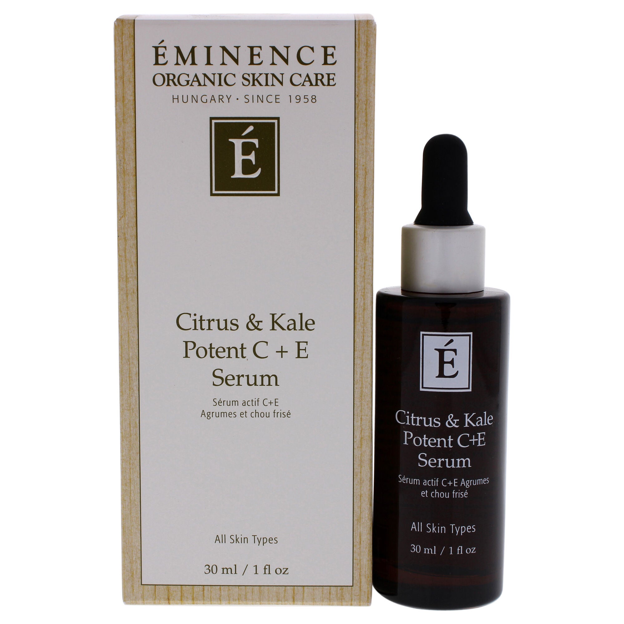 Citrus and Kale Potent C Plus E Serum by Eminence for Unisex - 1 oz Serum, See Description, hi-res image number 0