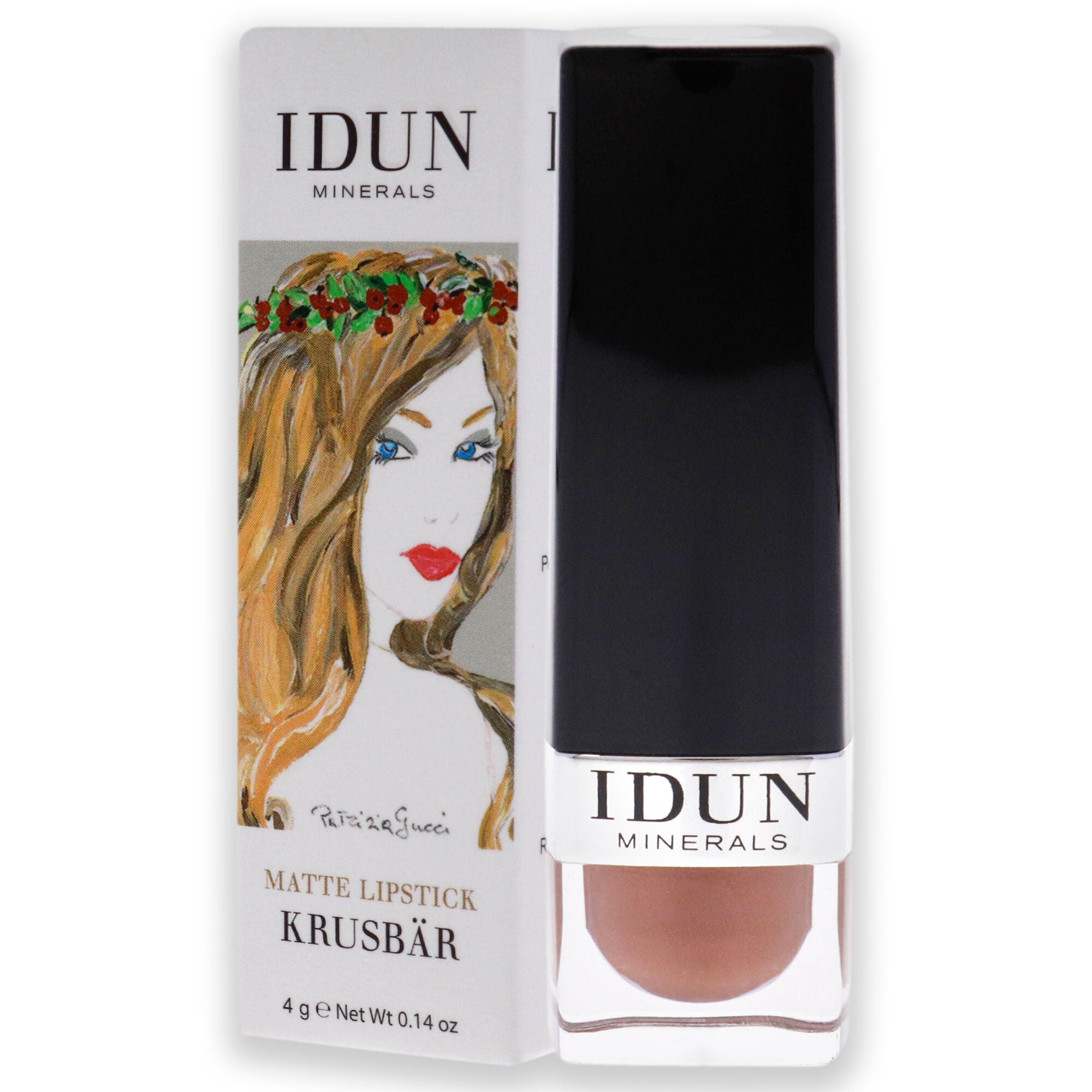 Matte Lipstick - 108 Krusbar by Idun Minerals for Women - 0.14 oz Lipstick, See Description, alternate image number 3