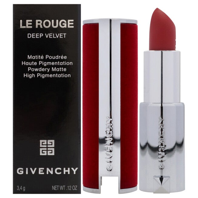 Le Rouge Deep Velvet Matte Lipstick - N27 by Givenchy for Women - 0.12 oz Lipstick, NA, hi-res image number null