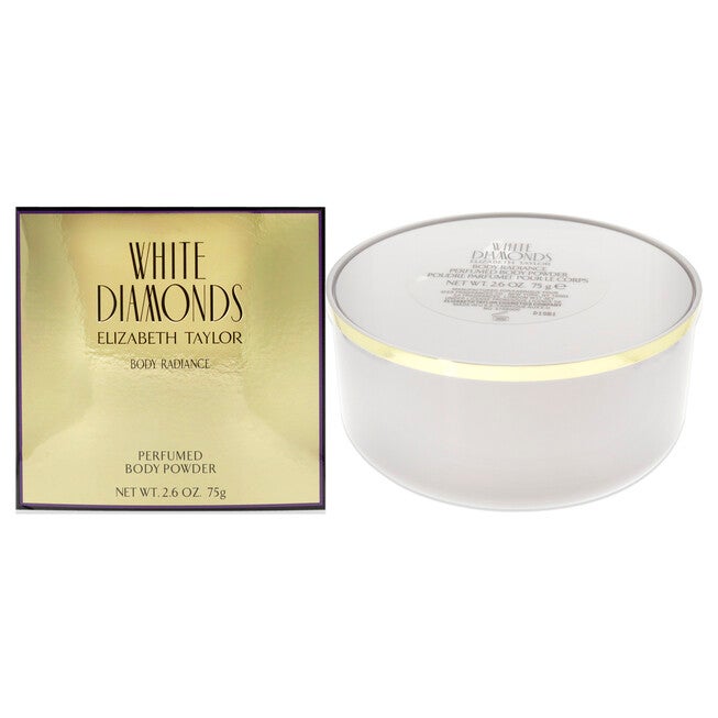 White Diamonds by Elizabeth Taylor for Women - 2.6 oz Perfumed Body Powder, NA, hi-res image number null