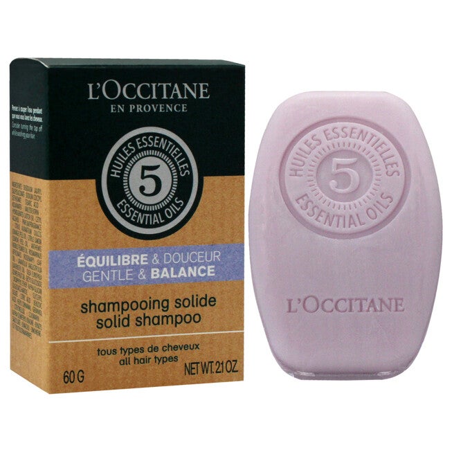 Gentle and Balance Solid Shampoo by LOccitane for Unisex - 2.1 oz Shampoo, , alternate image number null