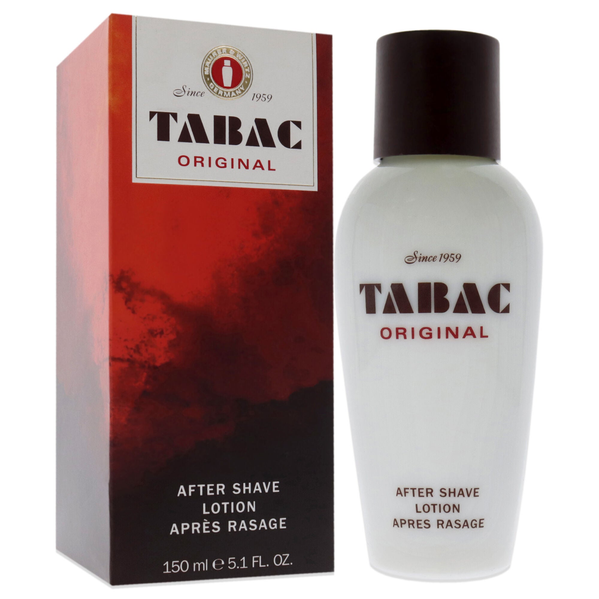 Tabac Original by Maurer and Wirtz for Men - 5.1 oz After Shave Lotion, See Description, alternate image number 1