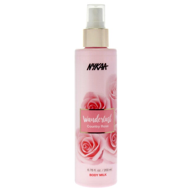 Wanderlust Body Milk - Country Rose by Nykaa Naturals for Women - 6.76 oz Body Milk, NA, hi-res image number null