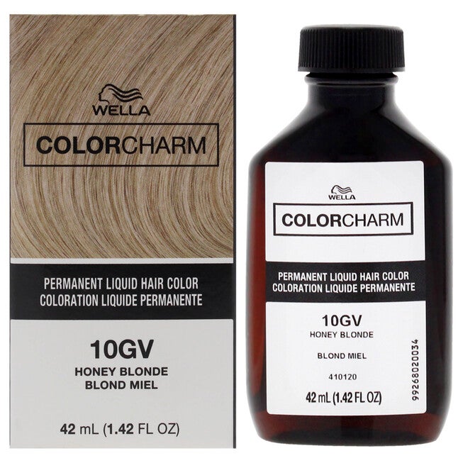 Color Charm Permanent Liquid Hair Color - 1036 10GV Honey Blonde by Wella for Unisex - 1.42 oz Hair Color, See Description, hi-res image number 0