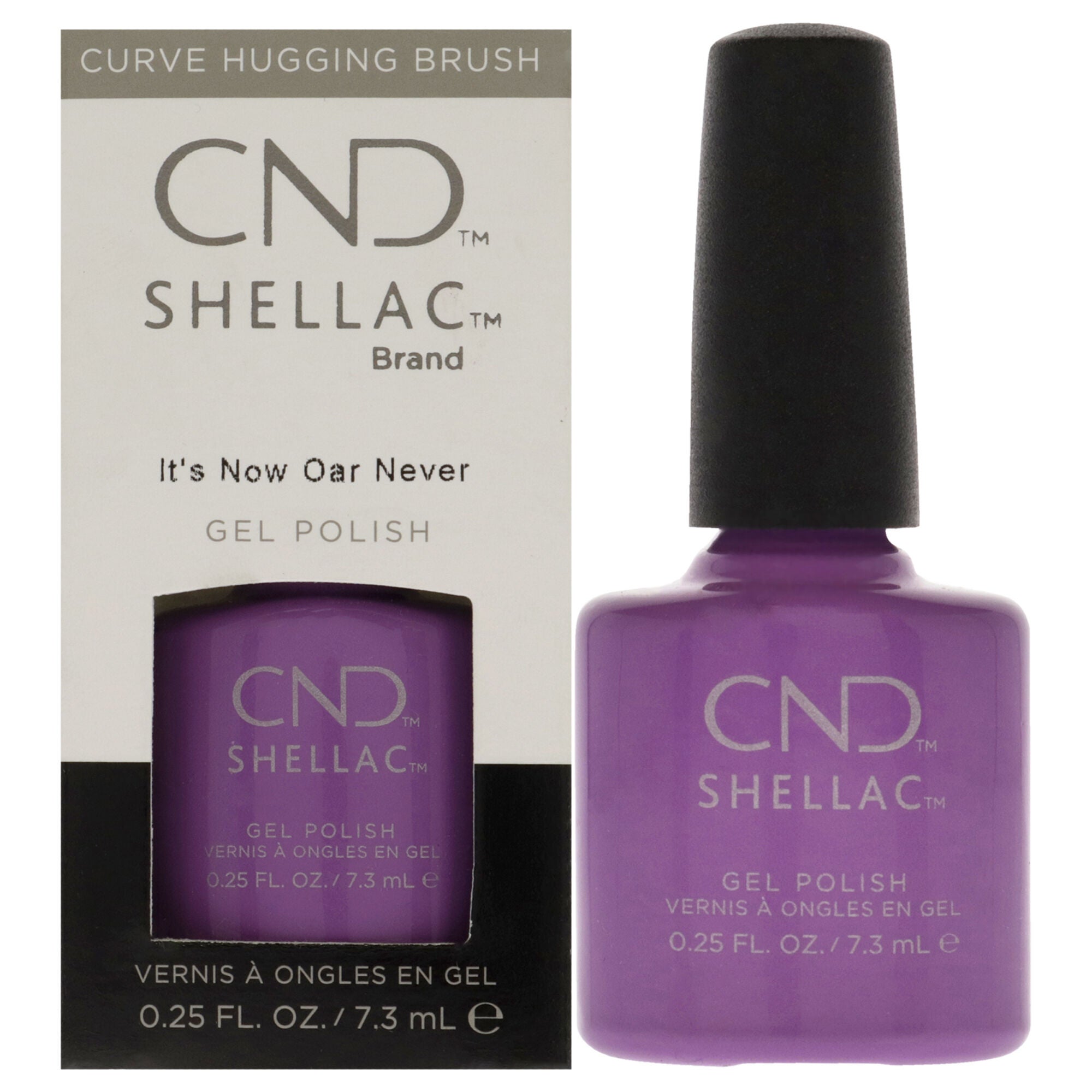 Shellac Nail Color - Its Now Oar Nvr by CND for Women - 0.25 oz Nail Polish, See Description, hi-res image number 0
