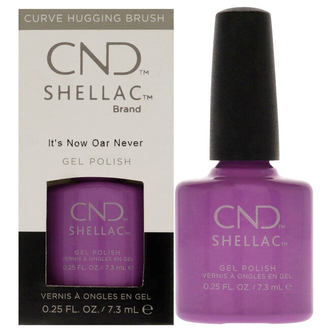 Shellac Nail Color - Its Now Oar Nvr by CND for Women - 0.25 oz Nail Polish, See Description, hi-res image number 0