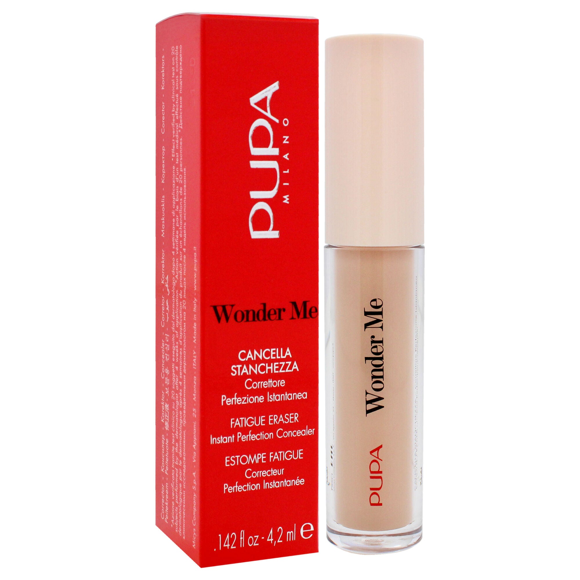 Wonder Me Fatigue Eraser - 040 Intense Warm Beige by Pupa Milano for Women - 0.142 oz Concealer, See Description, alternate image number 2