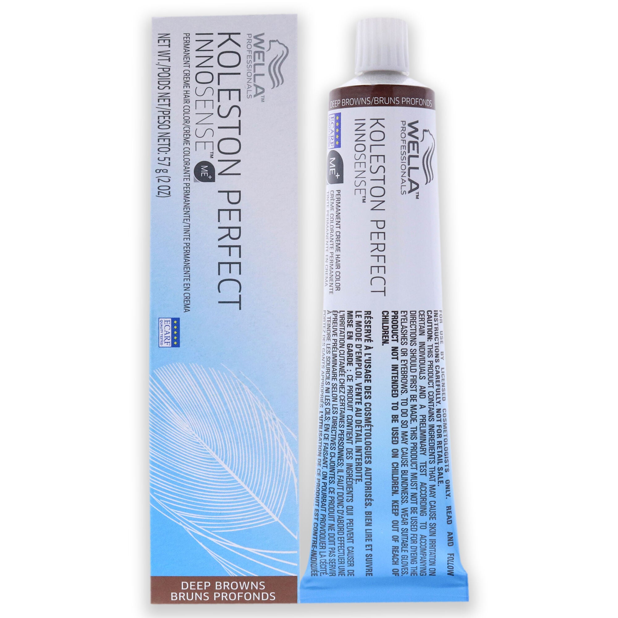 Koleston Perfect Innosense Permanent Creme Hair Color - 5-7 Light Brown-Brown by Wella for Unisex - 2 oz Hair Color, See Description, hi-res image number 0