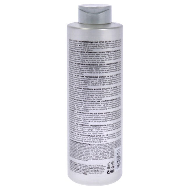 K-Pak Clarifying Shampoo by Joico for Unisex - 33.8 oz Shampoo, See Description, alternate image number 1