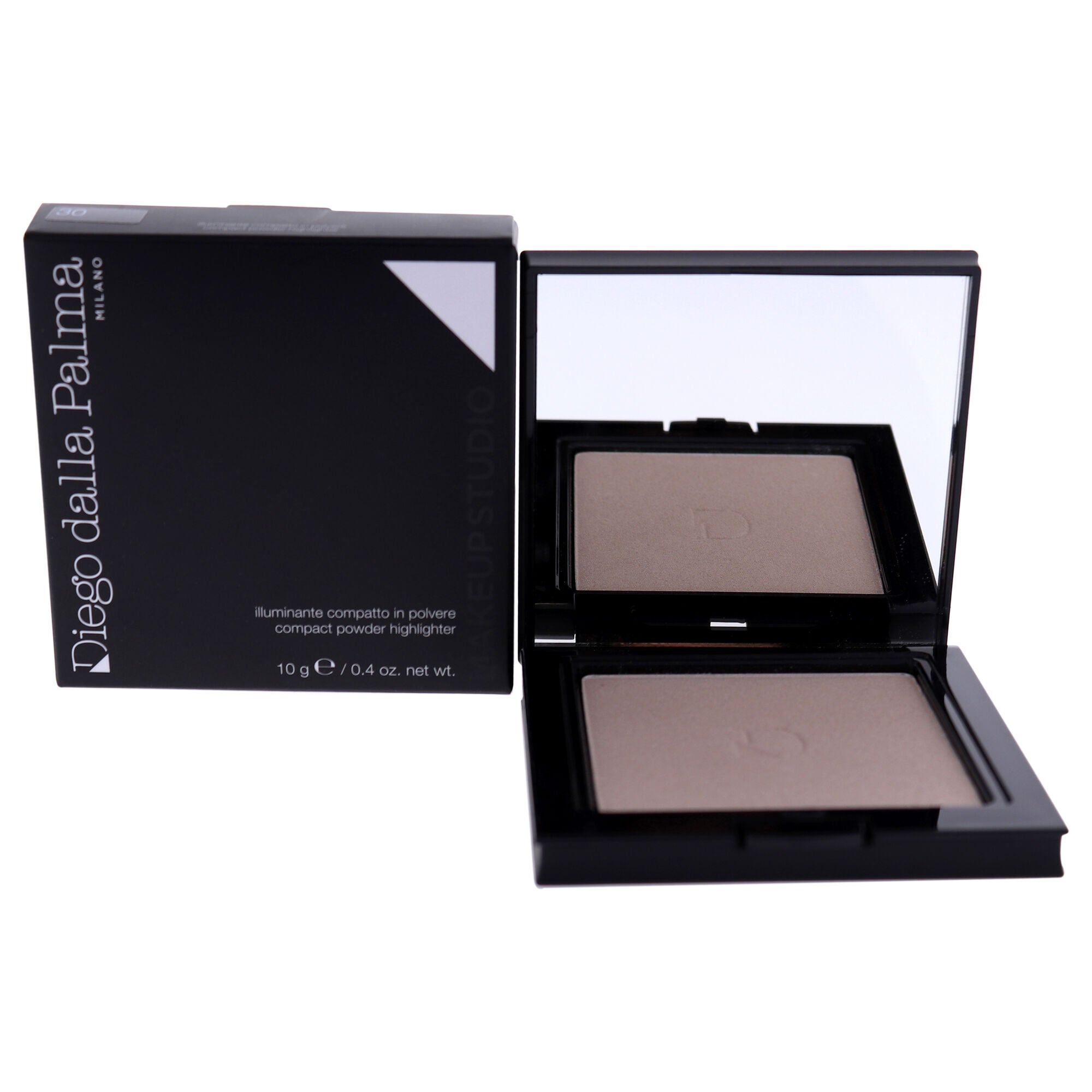 Compact Powder Highlighter - 30 Cold Pink by Diego Dalla Palma for Women - 0.4 oz Highlighter, See Description, hi-res image number 0
