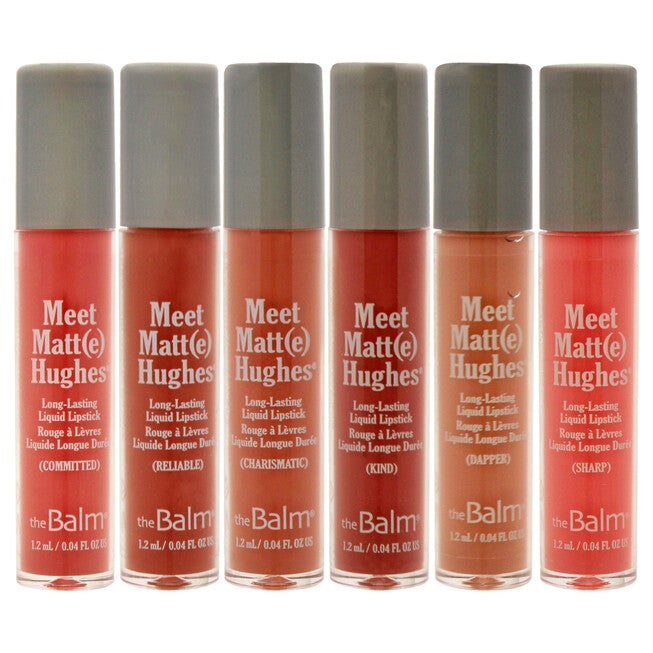 Meet Matte Hughes Mini Long-Lasting Liquid Lipsticks Set by the Balm for Women - 6 Pc, NA, alternate image number null