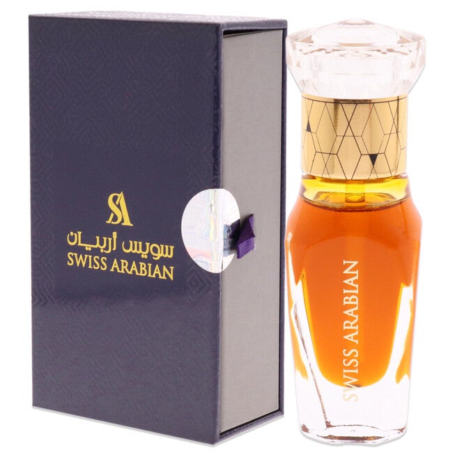 Amber Aura by Swiss Arabian for Unisex - 0.4 oz Parfum Oil Rollerball, , alternate image number null