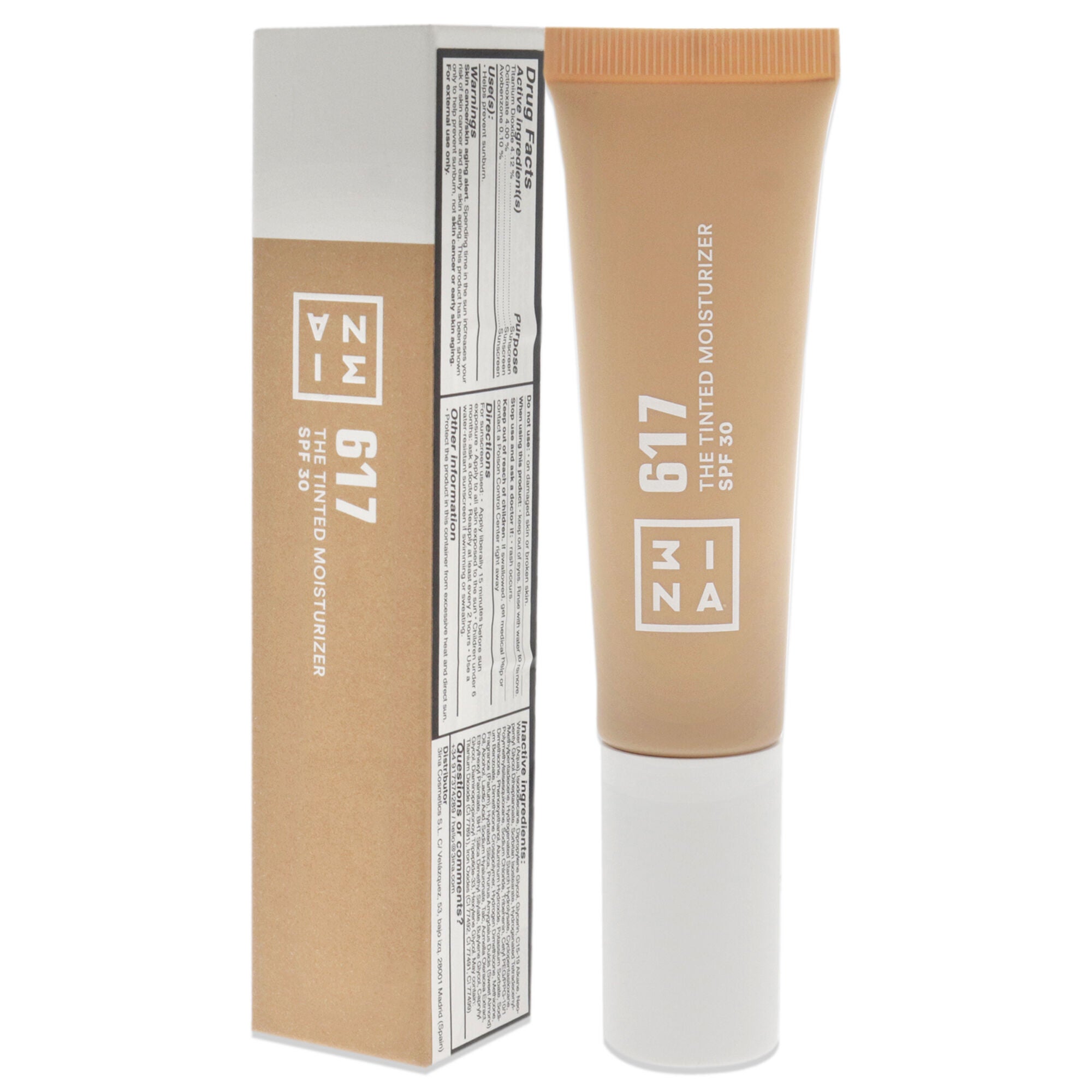 The Tinted Moisturizer SPF 30 - 617 by 3INA for Women - 1 oz Foundation, See Description, alternate image number 3