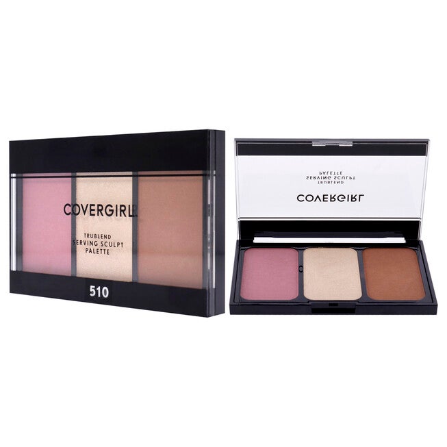 Trublend Serving Sculpt Palette - 510 Rose Nights by CoverGirl for Women - 0.23 oz Makeup, NA, alternate image number null