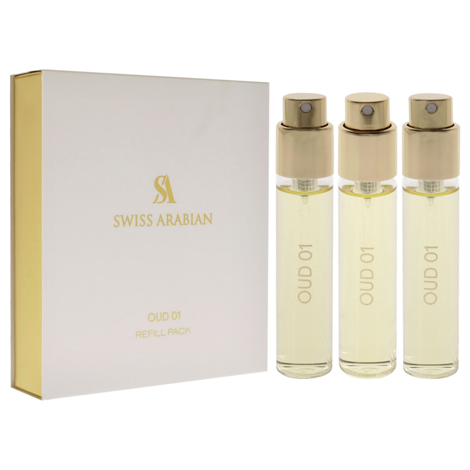 Oud 01 by Swiss Arabian for Unisex - 3 Pc Mini Gift Set 3 x 1oz EDP Spray (Refill), See Description, alternate image number 1