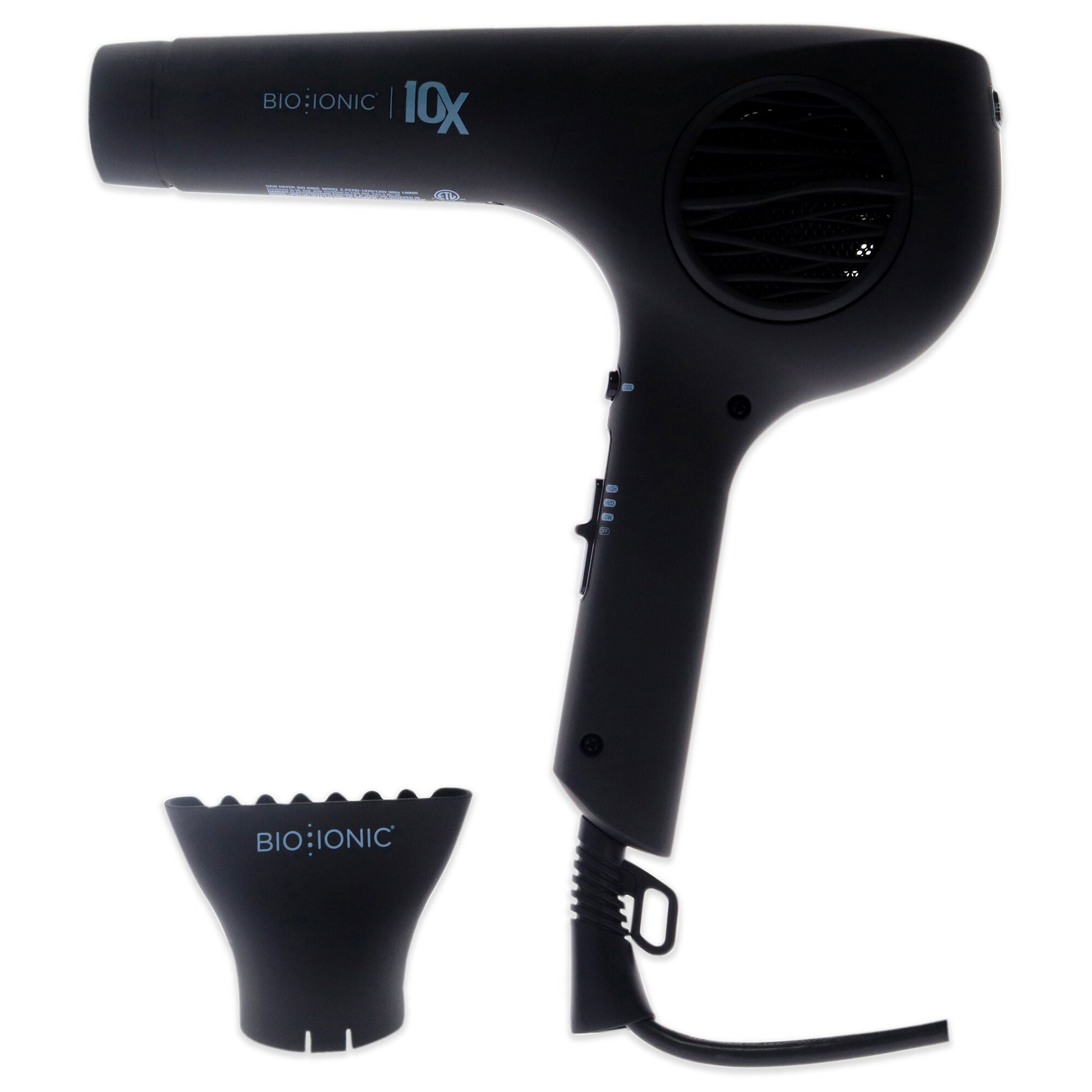 10x Pro Ultra Light Speed Dryer - Black by Bio Ionic for Women - 1 Pc Hair Dryer, , alternate image number 5