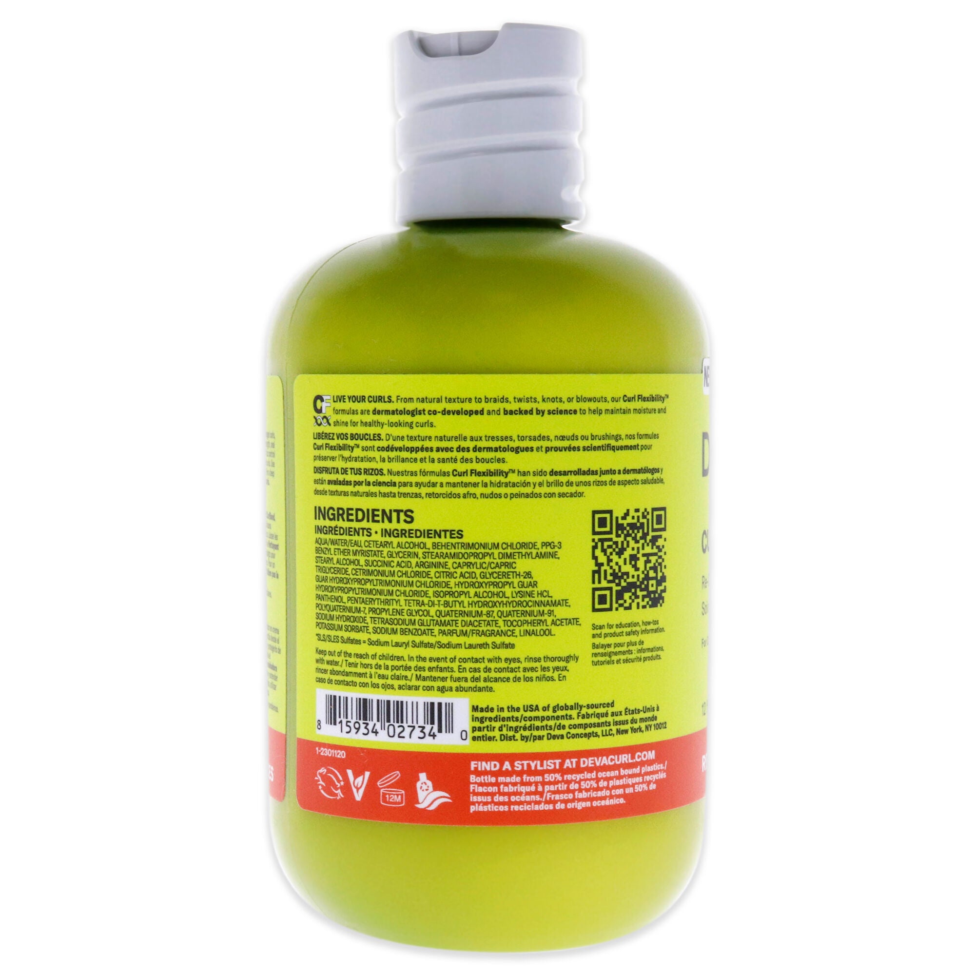 CurlBond Cream Conditioner by DevaCurl for Unisex - 12 oz Conditioner, See Description, alternate image number 1