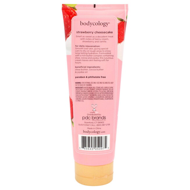 Body Cream - Strawberry Cheesecake by Bodycology for Women - 8 oz Body Cream, NA, alternate image number null