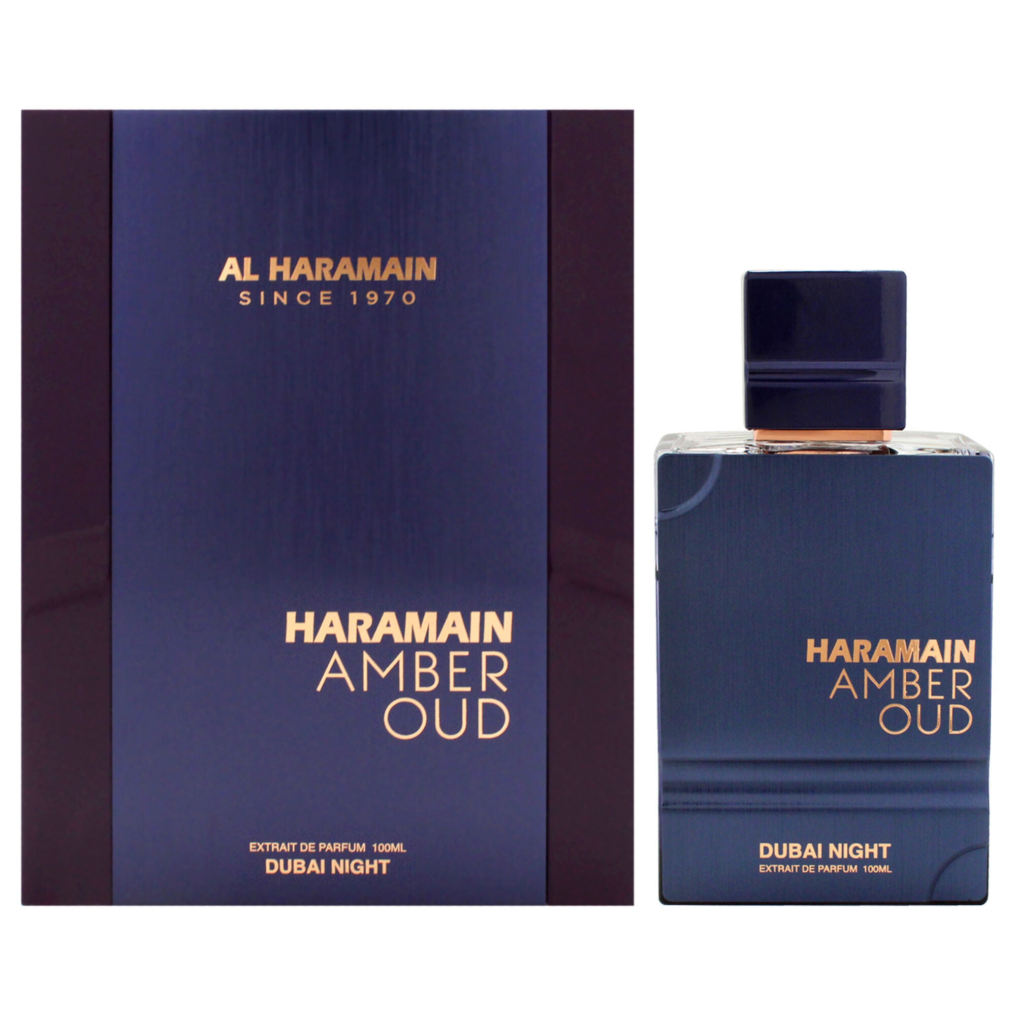 Amber Oud - Dubai Night by Al Haramain for Men - 3.33 oz Extrait De Parfum Spray, See Description, hi-res image number 0