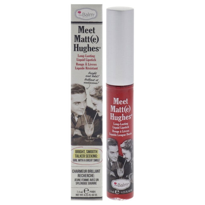 Meet Matte Hughes Long Lasting Liquid Lipstick - Loyal by the Balm for Women - 0.25 oz Lip Gloss, NA, hi-res image number null