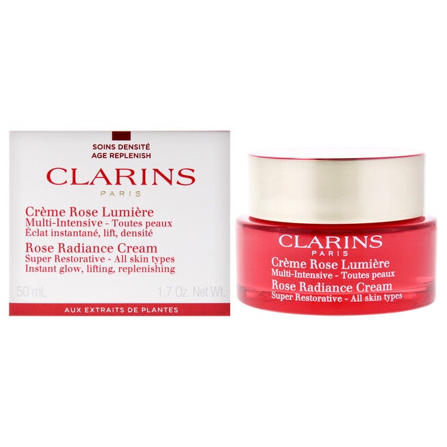 Rose Radiance Cream Super Restorative by Clarins for Unisex - 1.7 oz Cream, See Description, hi-res image number null