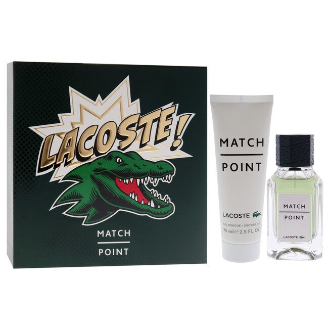Match Point by Lacoste for Men - 2 Pc Gift Set 1.6oz EDT Spray, 2.5oz Shower Gel, NA, alternate image number null
