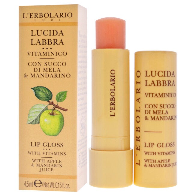 Lip Gloss - Apple and Mandarin Juice by LErbolario for Unisex - 0.15 oz Lip Balm, , alternate image number null