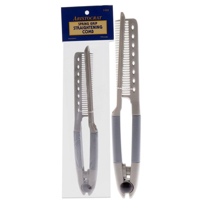 Spring Grip Straightening Comb by Aristocrat for Unisex - 1 Pc Comb, NA, hi-res image number null