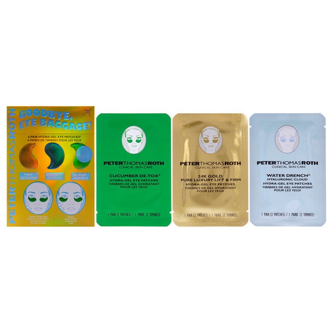 Goodbye Eye Baggage Hydra Gel Eye Patch Kit by Peter Thomas Roth for Women - 6 Pc Gift Set, NA, hi-res image number null
