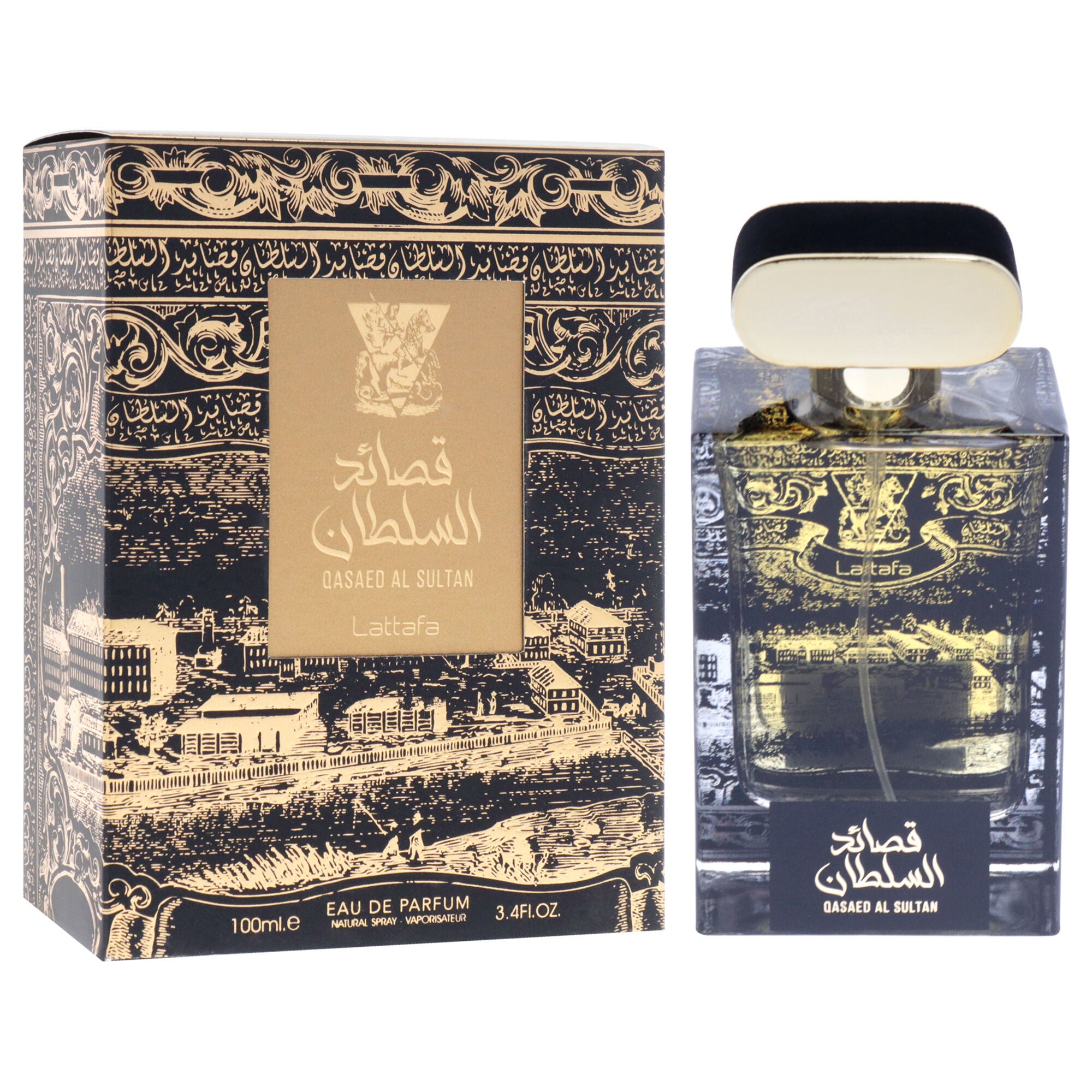 Qased Al Sultan by Lattafa for Unisex - 3.4 oz EDP Spray, See Description, alternate image number 2