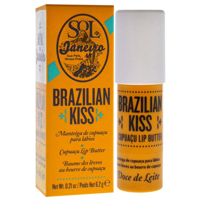 Brazilian Kiss Cupuacu Lip Butter by Sol de Janeiro for Unisex - 0.21 oz Lip Balm, , alternate image number null