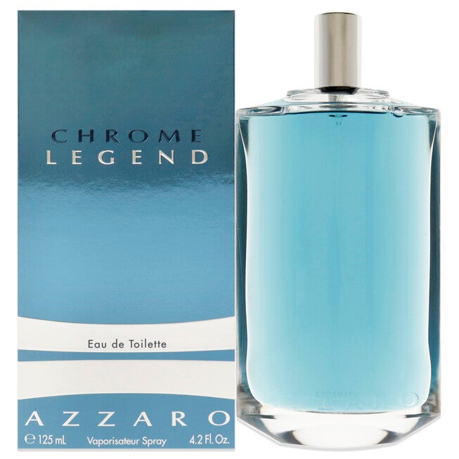 Chrome Legend by Azzaro for Men - 4.2 oz EDT Spray, NA, hi-res image number null