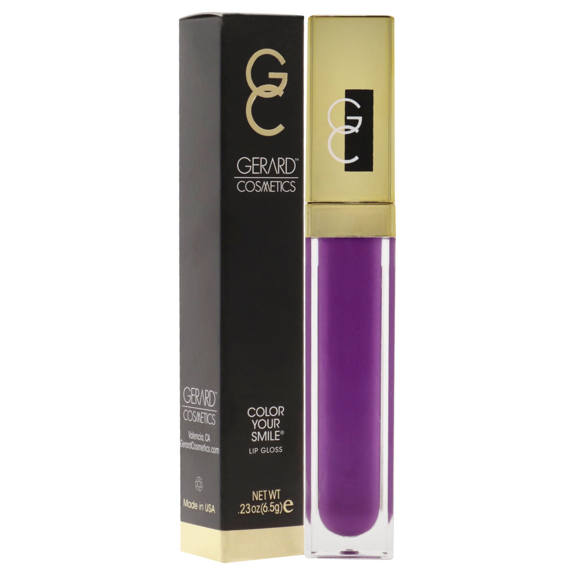 Color your Smile Lighted Lip Gloss - Wild Orchid by Gerard Cosmetic for Women - 0.23 oz Lip Gloss, See Description, alternate image number 2