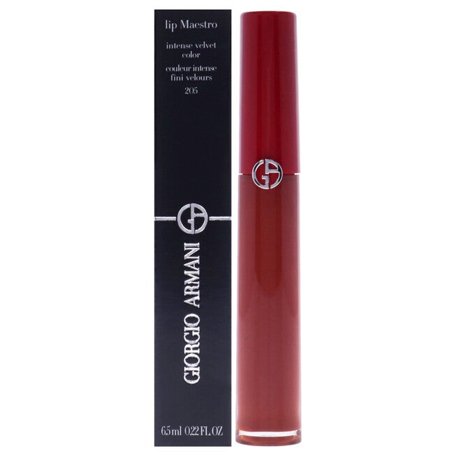 Lip Maestro Intense Velvet Color - 205 Fiamma by Giorgio Armani for Women - 0.22 oz Lipstick, NA, hi-res image number null