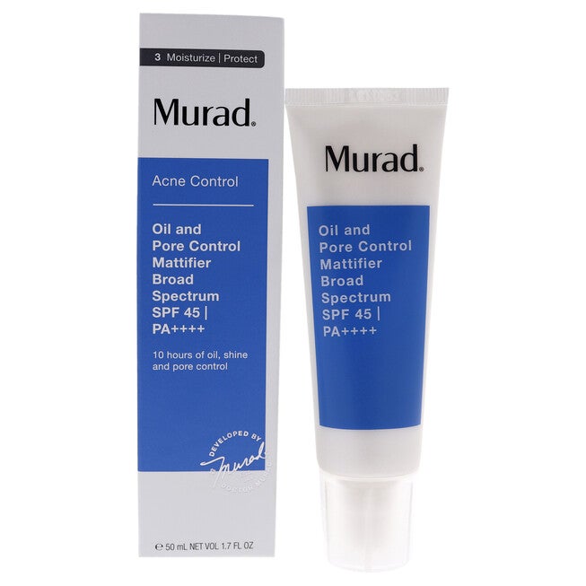 Oil and Pore Control Mattifier Broad Spectrum SPF 45 by Murad for Unisex - 1.7 oz Treatment, See Description, hi-res image number null