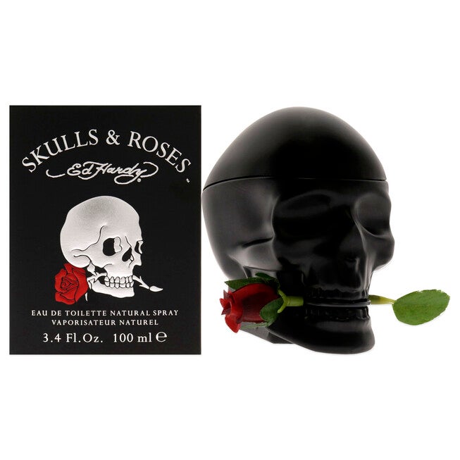 Ed Hardy Skulls and Roses by Christian Audigier for Men - 3.4 oz EDT Spray, NA, hi-res image number null