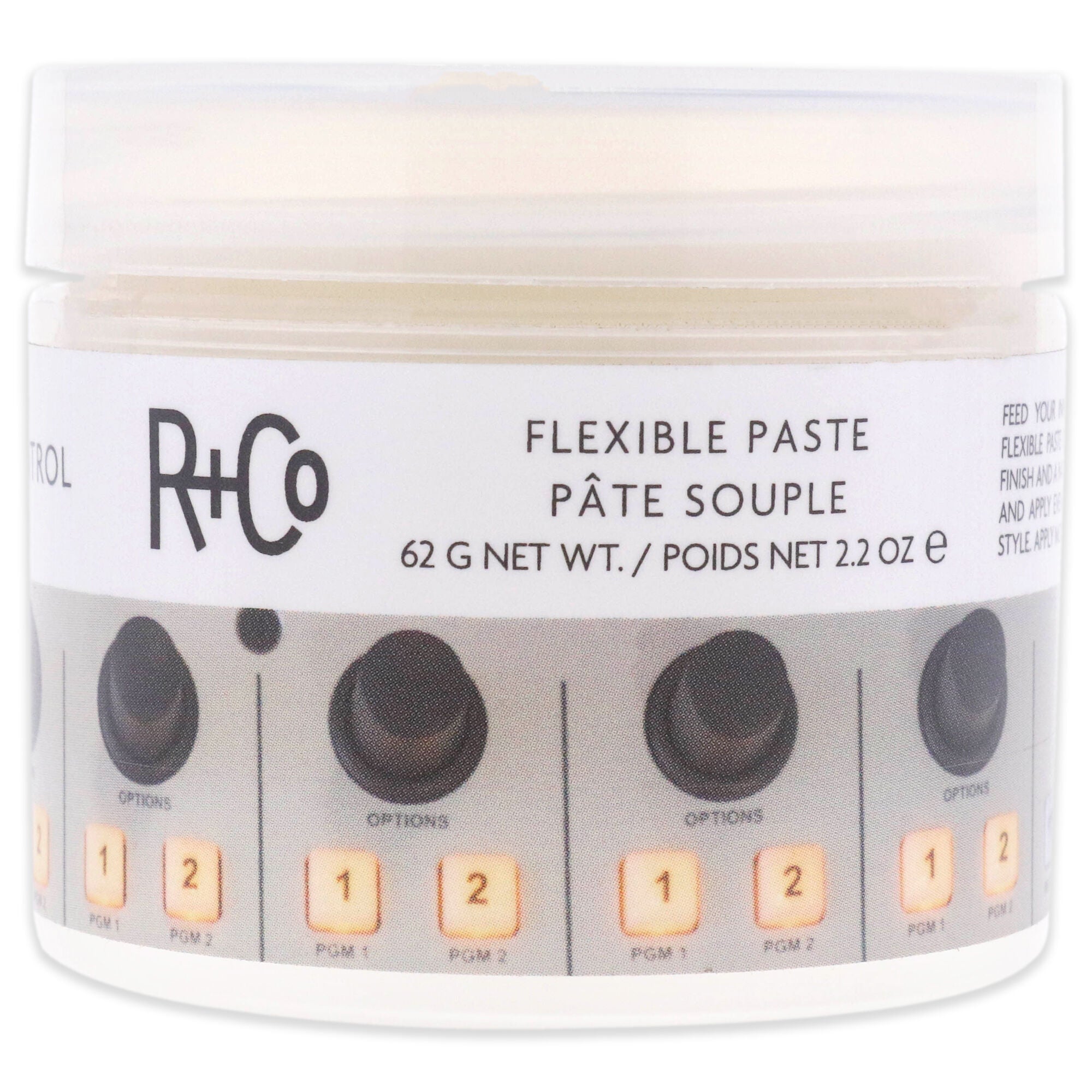 Control Flexible Paste by R+Co for Unisex - 2.2 oz Paste, See Description, hi-res image number 0