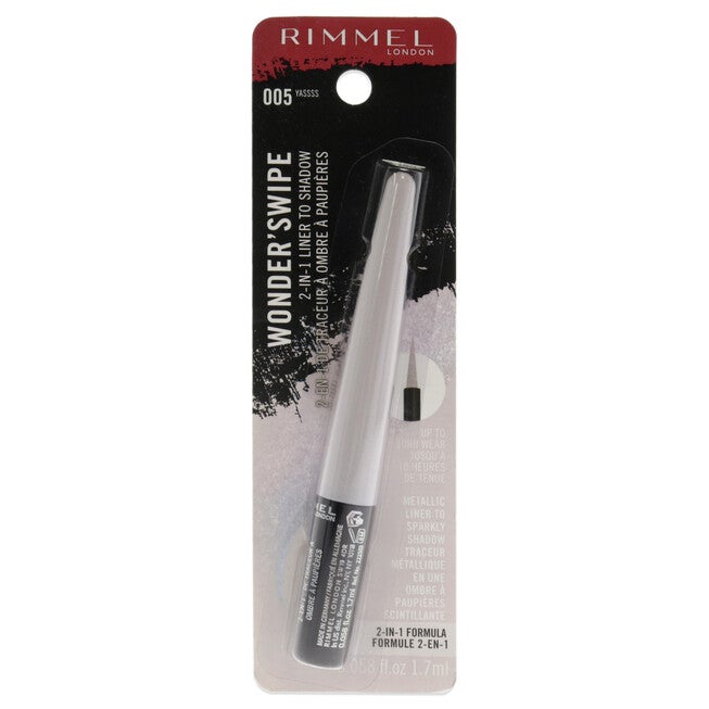 Wonder Swipe 2-in-1 Liner to Shadow - 005 Yasss by Rimmel London for Women - 0.058 oz Eyeliner, NA, hi-res image number null