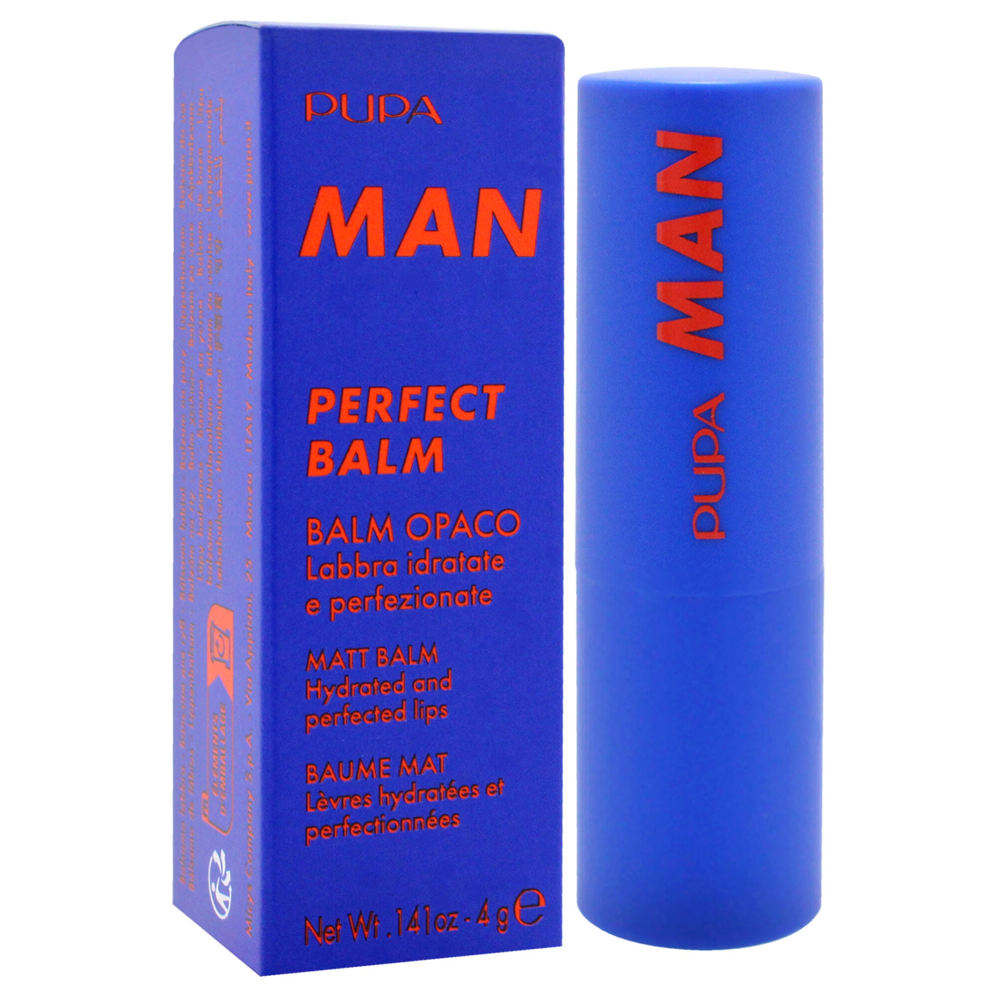 Perfect Balm Matt Balm - 001 by Pupa Milano for Men - 0.14 oz Balm, See Description, alternate image number 1