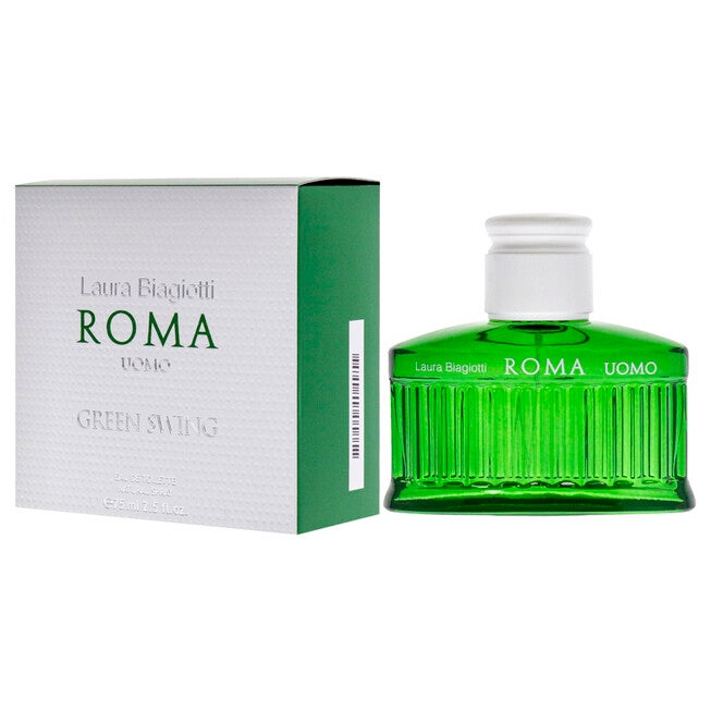Roma Uomo Green Swing by Laura Biagiotti for Men - 2.5 oz EDT Spray, See Description, alternate image number 2