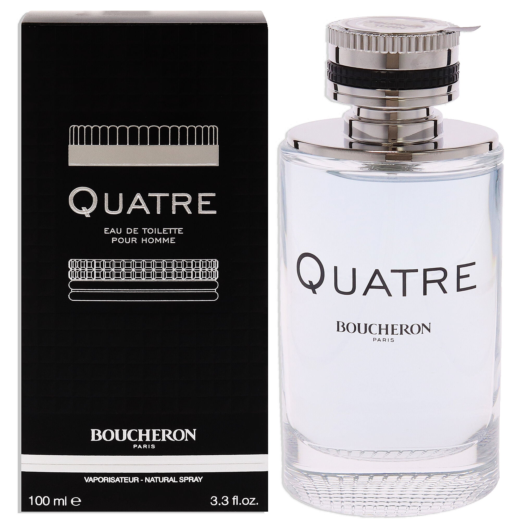 Quatre by Boucheron for Men - 3.3 oz EDT Spray, See Description, hi-res image number 0